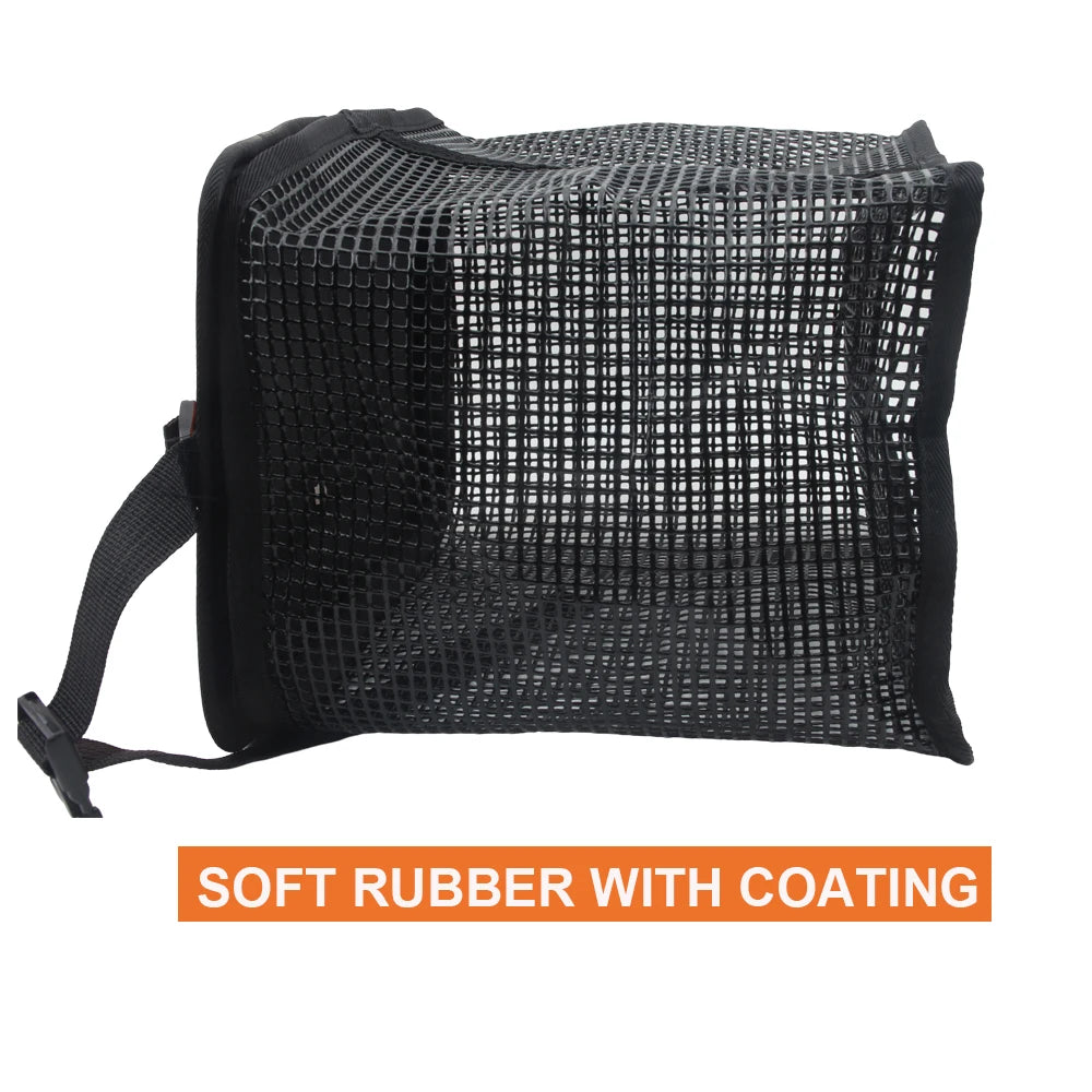 Floating Fish Basket Fish Basket for Caught Fish Foldable Fishing Holder Minnow Bucket Portable Collapsible Mesh Fishing Bait