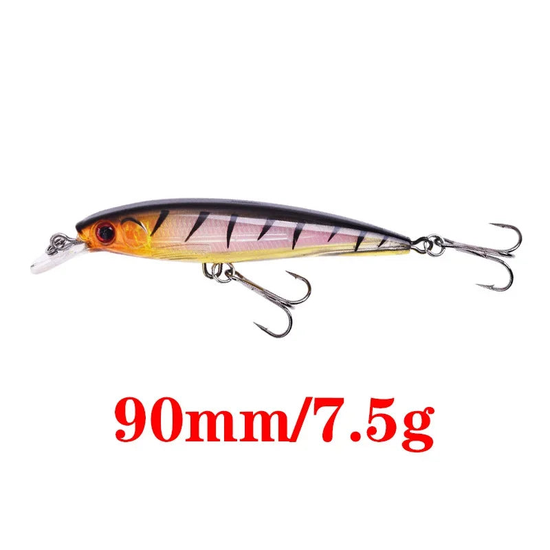 Proleurre Fishing Lures 11cm 13.8g Sinking Minnow Wobblers Plastic Artificial Baits with Hook for Bass Pike Carp Swimbait Tackle
