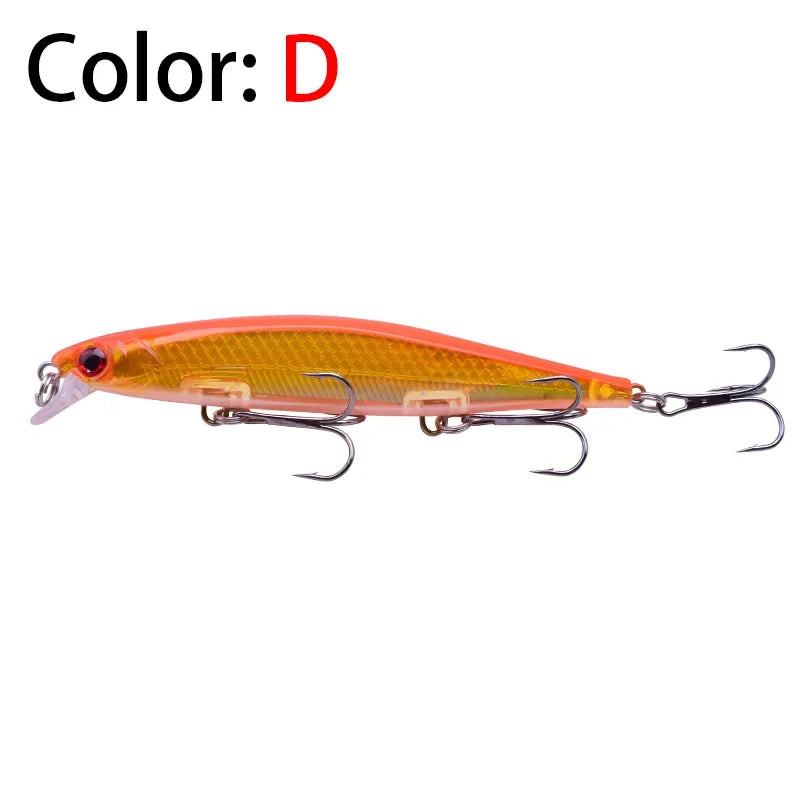 Proleurre Fishing Lures 11cm 13.8g Sinking Minnow Wobblers Plastic Artificial Baits with Hook for Bass Pike Carp Swimbait Tackle
