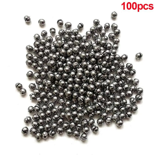 100pcs 0.5g Round Split Shot Sinker Removable Fishing Weight Sinkers Fishing Accessories Equipment Инструмент Для Рыбалки