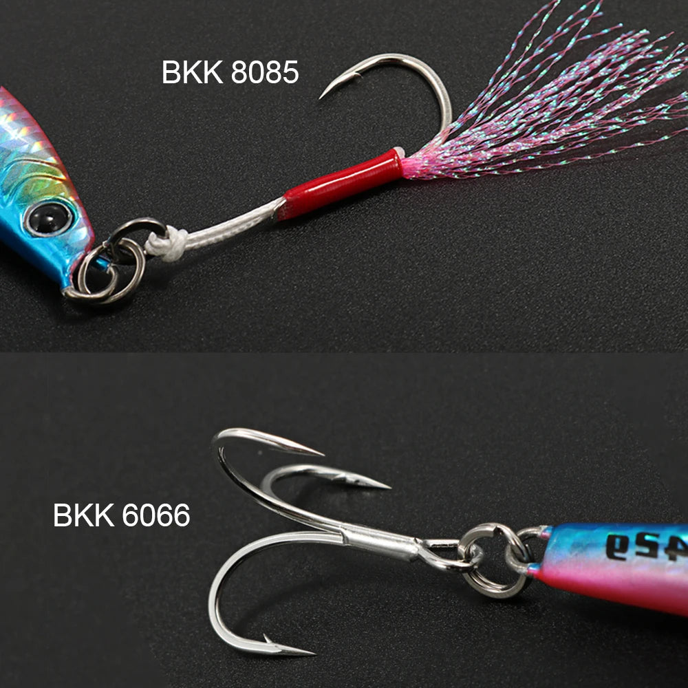 JIGGING PRO JUGULO Micro Wide Casting Metal Jig 20g 30g 40g 60g Slow Jigging Lure Salterwater Inshore Artificial Bait With Hook