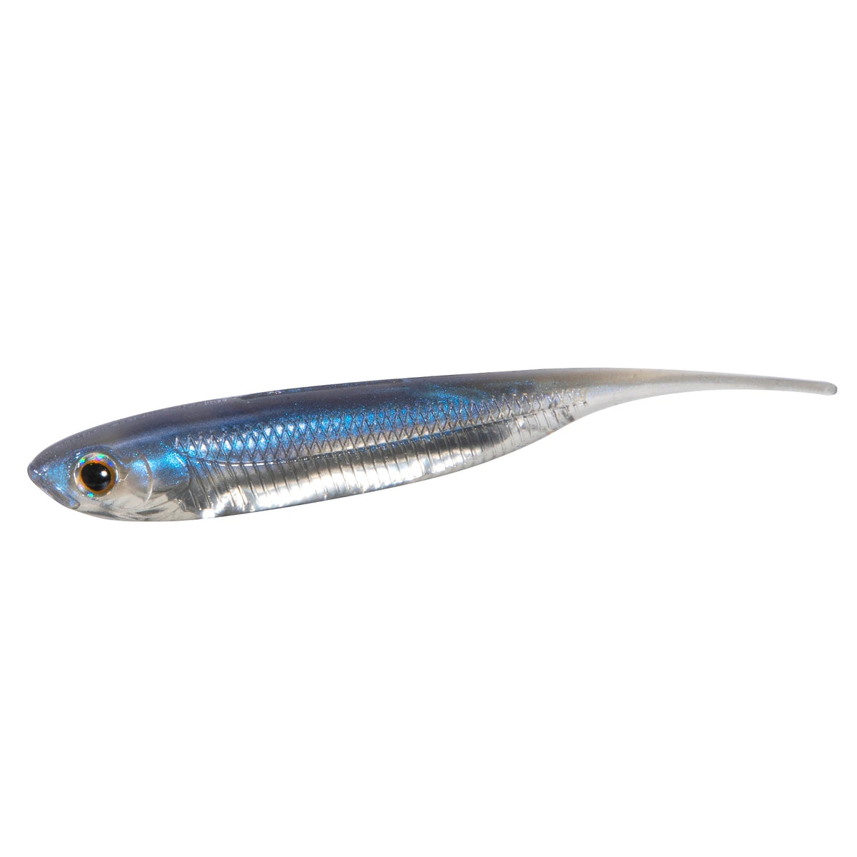 Dr.Fish 6pcs Fishing Soft Plastic Lures Saltwater Needle Tail Silicone Soft Bait Shad Worm Bait Swimbaits Bass Trout 80mm